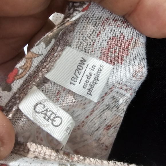 Cato boho sleeveless top with tag size 18/20 - Picture 7 of 9